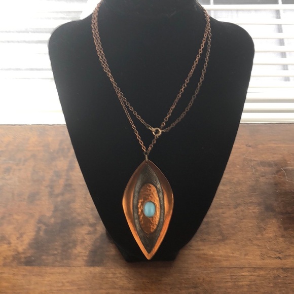 Moda signed Copper Pendant - Picture 3 of 5